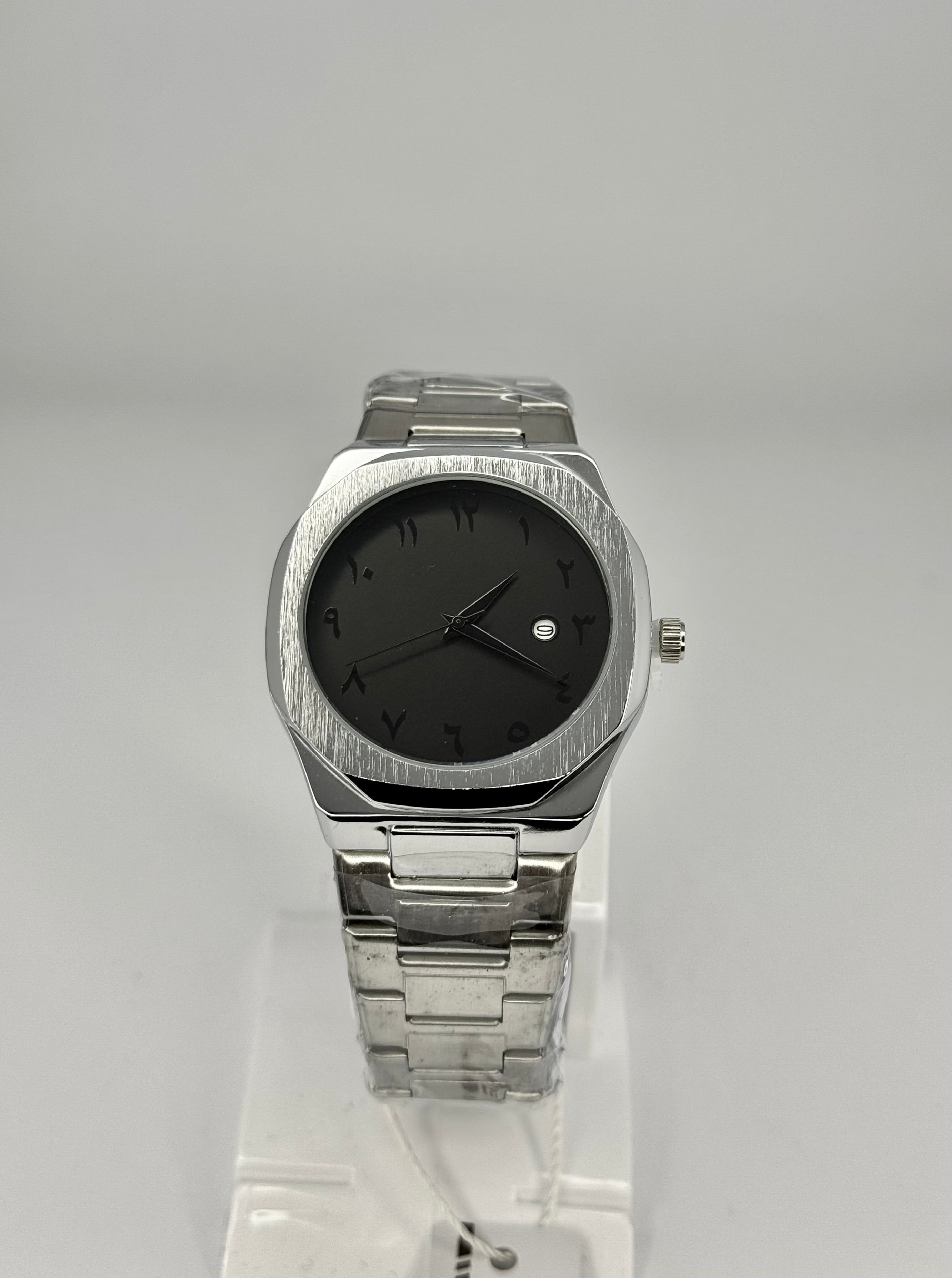 Arabic Black Aura in stainless steel