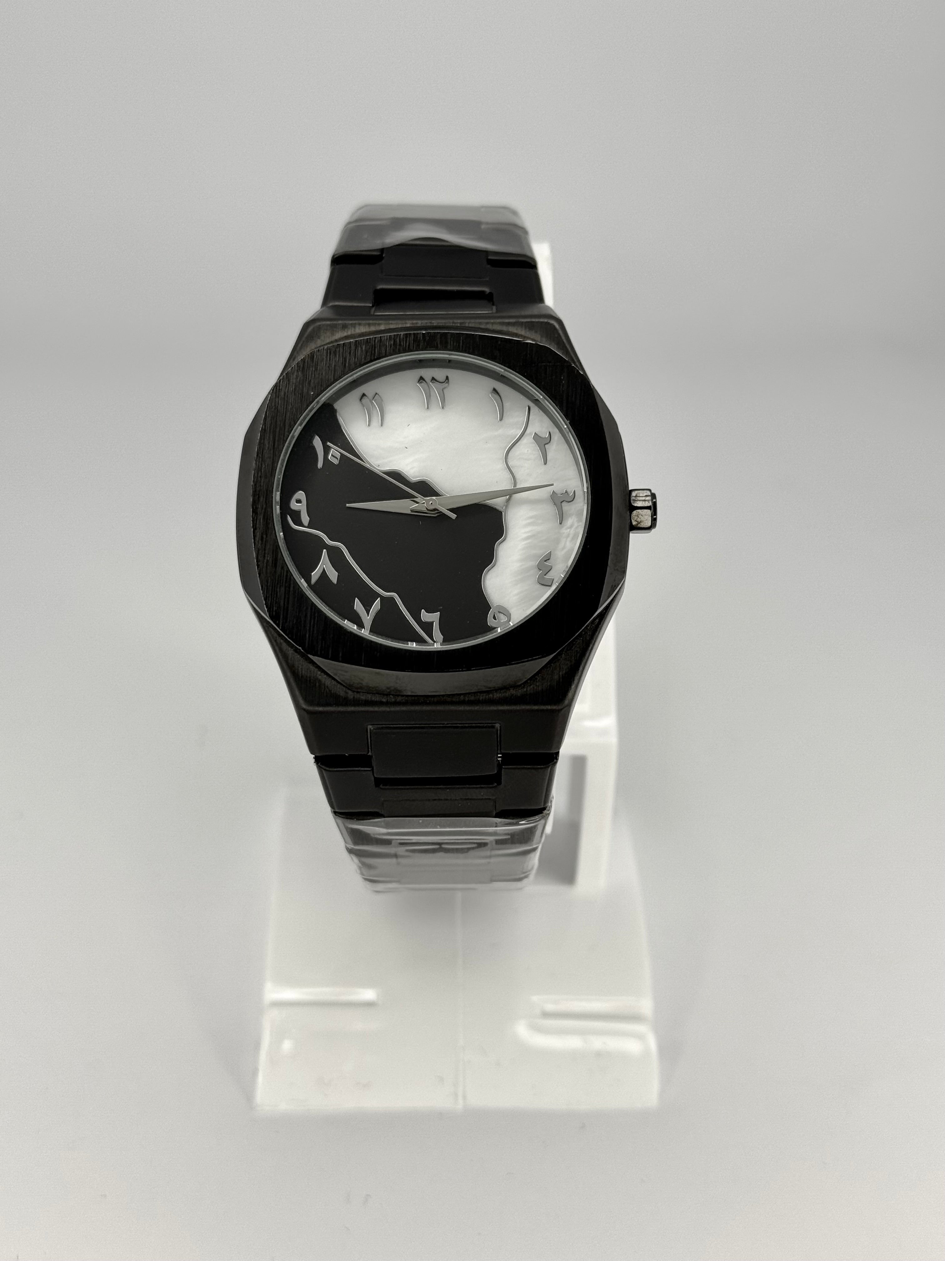 Arabic Black Aura in stainless steel