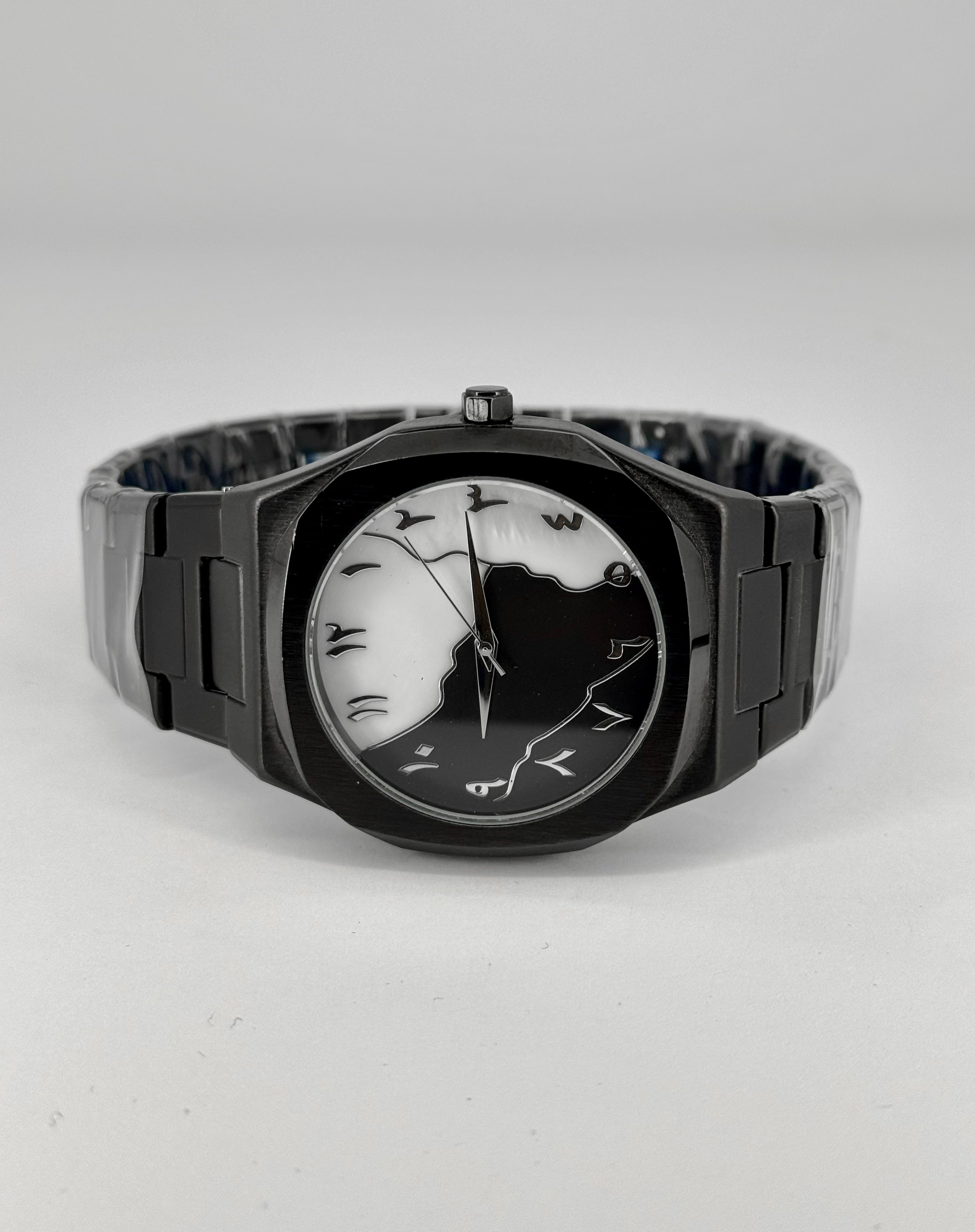 Arabic Black Aura in stainless steel